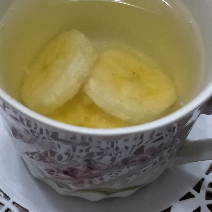 薄めの緑茶で～♪バナナフレバーティー♡♡